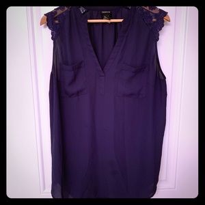 Navy Torrid blue blouse